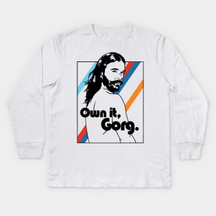 jonathan van ness Kids Long Sleeve T-Shirt